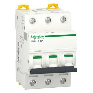 Aptomat Schneider A9K24325 MCB 3P 25A 6kA