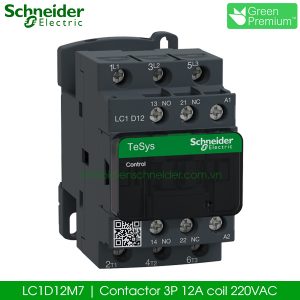 LC1D12M7 Schneider Contactor 3P 12A 220VAC