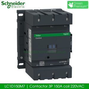 LC1D150M7 Schneider Contactor 3P 150A 220VAC
