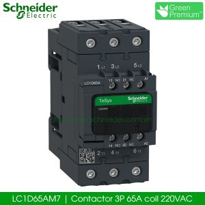 LC1D65AM7 Schneider Contactor 3P 65A 220VAC