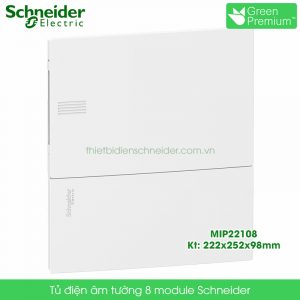 MIP22108 Tủ điện âm tường 8 module Schneider