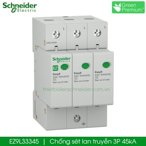 EZ9L33345 Schneider Chống sét lan truyền 3P 45kA