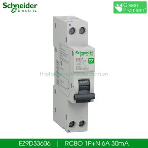 EZ9D33606 Schneider RCBO 1P+N 6A 30mA