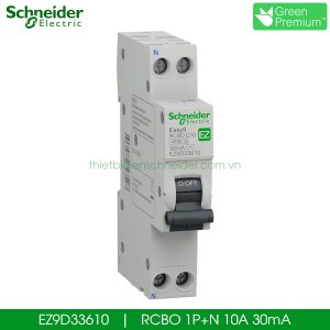 EZ9D33610 Schneider RCBO 1P+N 10A 30mA