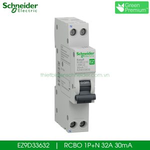 EZ9D33632 Schneider RCBO 1P+N 32A 30mA