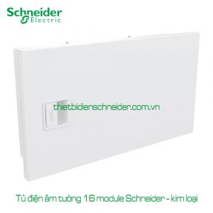 Tủ điện kim loại âm tường 16 module Schneider A9HESN16