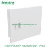 Tủ điện kim loại âm tường 4 module Schneider A9HESN04
