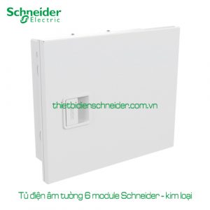 Tủ điện kim loại âm tường 6 module Schneider A9HESN06