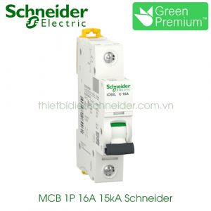 MCB 1P 16A 15kA Schneider A9F94116