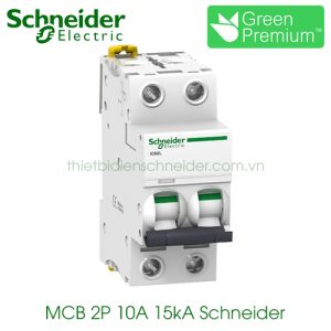 MCB 2P 10A 15kA Schneider A9F94210