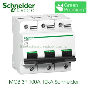MCB 3P 100A 10kA Schneider A9N18367