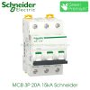 MCB 3P 20A 15kA Schneider A9F94320