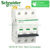 MCB 3P 25A 10kA Schneider A9F84325