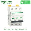 MCB 3P 25A 15kA Schneider A9F94325