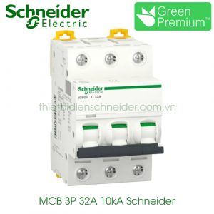 MCB 3P 32A 10kA Schneider A9F84332