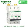 MCB 3P 3A 15kA Schneider A9F94303