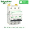 MCB 3P 4A 15kA Schneider A9F94304
