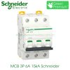 MCB 3P 6A 15kA Schneider A9F94306