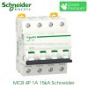 MCB 4P 1A 15kA Schneider A9F94401 - MCB Acti9 iC60L MCB 4P 1A 15kA Schneider A9F94401