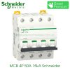 MCB 4P 50A 15kA Schneider A9F94450