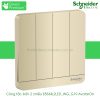 Công tắc bốn 2 chiều E8334L2LED_WG_G19 AvatarOn Schneider
