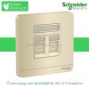 Ổ cắm mạng cat5e đôi E8332RJS5_WG_G19 Avataron Schneider