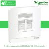 Ổ cắm mạng cat6 đôi E8332RJS6_WE_G19 AvatarOn Schneider