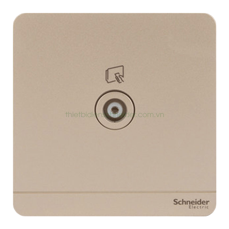 Ổ cắm tivi E8331TV_WG_G19, màu vàng Ổ cắm tivi Schneider màu vàng