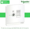 Ổ cắm tivi và mạng cat6 E8332TVRJS6_WE_G19 AvatarOn Schneider