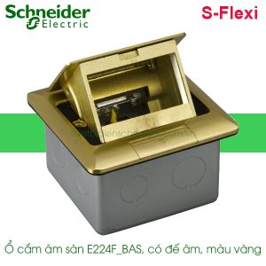 Ổ cắm âm sàn E224F_BAS Schneider S-Flexi