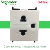 Ổ cắm đơn 3 chấu F1426UESM_WE_G19 Schneider S-Flexi
