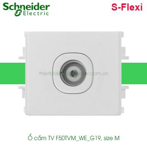 Ổ cắm tivi F50TVM_WE_G19 Schneider S-Flexi