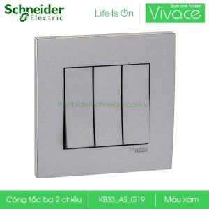 Công tắc ba 2 chiều KB33_AS_G19 Schneider Vivace