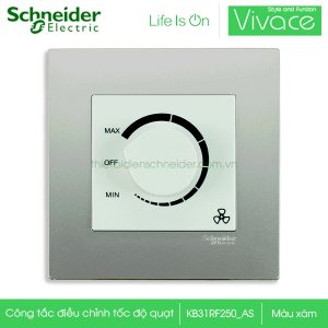 Dimmer quạt Schneider KB31RF250_AS Vivace