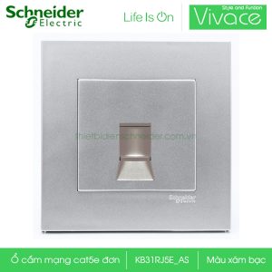 Ổ cắm mạng cat5e Schneider KB31RJ5E_AS Vivace