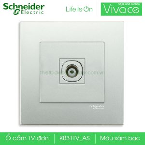 Ổ cắm tivi Schneider KB31TV_AS Vivace