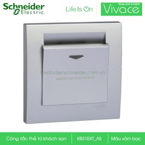 Công tắc thẻ từ khách sạn Schneider KB31EKT_AS Vivace