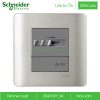 Bộ công tắc điều chỉnh tốc độ quạt E8431SPF_SA Zencelo Schneider Dimmer quạt E8431SPF_SA Zencelo Schneider, màu xám