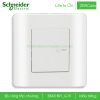 Bộ công tắc chuông 10A E8431BP1_G19 Zencelo Schneider Công tắc chuông E8431BP1_G19 Zencelo Schneider, màu trắng