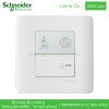 Bộ công tắc chuông không làm phiền, xin dọn phòng E8431BPDM_G19 Zencelo Schneider màu trắng