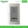 Bộ ổ cắm dao cạo râu E84T727V_SA Zencelo Schneider Ổ cắm dao cạo râu E84T727V_SA Zencelo Schneider, màu xám