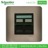 Bộ ổ cắm điện thoại và mạng cat6 E8432TDRJS_6SZ_G19 Zencelo Schneider Ổ cắm điện thoại và mạng cat6 E8432TDRJS_6SZ_G19 Zencelo Schneider