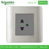 Bộ ổ cắm đơn 3 chấu E84426UESTR_SA_G19 Zencelo Schneider Ổ cắm đơn 3 chấu E84426UESTR_SA_G19 Zencelo Schneider màu xám
