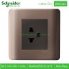 Ổ cắm đơn 3 chấu E84426UESTR_SZ_G19 Zencelo Schneider màu đồng