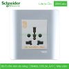 Bộ ổ cắm đơn đa năng 16A E84426_16TS_SA_G19 Zencelo Schneider Ổ cắm đơn đa năng E84426_16TS_SA_G19 Zencelo Schneider màu xám