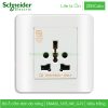 Bộ ổ cắm đơn đa năng 16A E84426_16TS_WE_G19 Zencelo Schneider Ổ cắm đơn đa năng E84426_16TS_WE_G19 Zencelo Schneider màu trắng