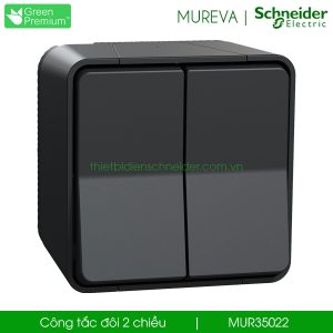 Công tắc đôi 2 chiều MUR35022 Mureva Schneider