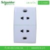 Ổ cắm đôi 2 chấu E426UST2CB_G19 S-Classic Schneider Ổ cắm đôi 2 chấu E426UST2CB_G19 S-Classic Schneider