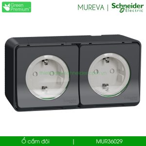 Ổ cắm đôi MUR36029 Mureva Schneider