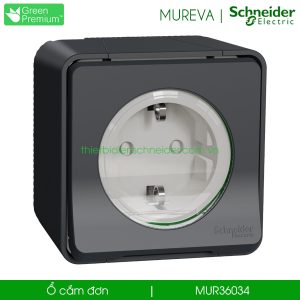 Ổ cắm đơn 16A 2P+E MUR36034 Mureva Schneider